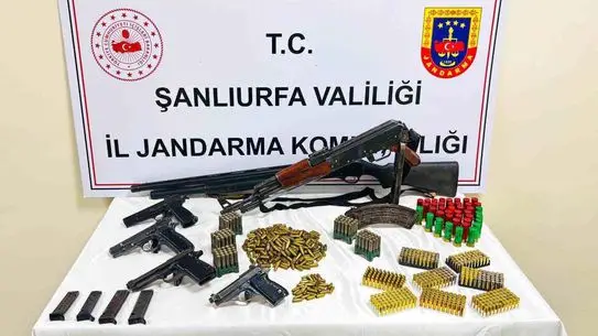 Şanlıurfa’da Jandarma’dan Büyük Silah ve Mermi Operasyonu