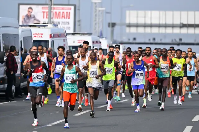 Koşucuların tempo tutuşu