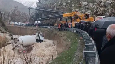 Kaza sonrası beton mikseri