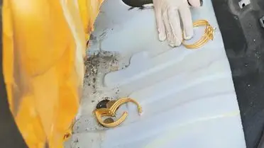 Operasyonda el konulan sahte altın