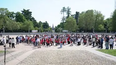 Etkinlikte sahne performansı