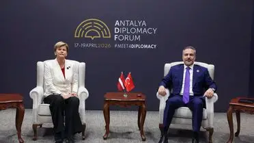Hakan Fidan, Letonya Dışişleri Bakanı Braze ile Antalya’da Görüştü