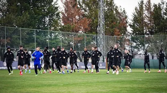 Gaziantep FK antrenman sahasında