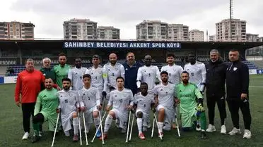 Maçtan 5-0 galibiyet anı