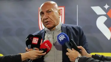 Maç sonrası Yıldırım konuşma anı