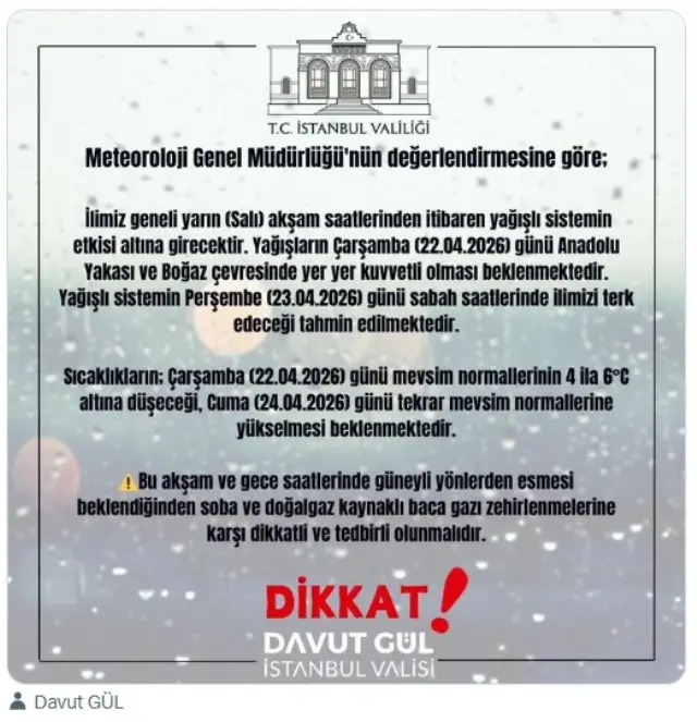 İstanbul’da yağış sonrası trafik durumu