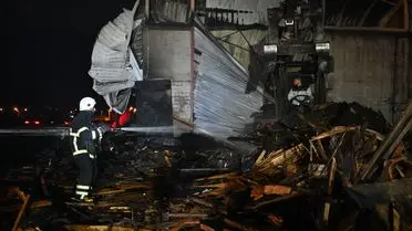 İpsala'da Kereste Fabrikasında Çıkan Yangın Kontrol Altına Alındı