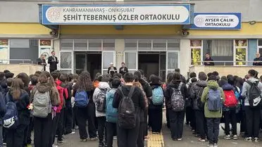 Kahramanmaraş'ta Okul Saldırısı Sonrası Öğretmen ve Öğrenciler Anıldı