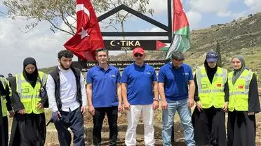 TİKA, Ürdün'ün Salt Şehrinde 300 Türk Şehidine Saygı Duruşu Olarak Zeytin Fidanları Dikti