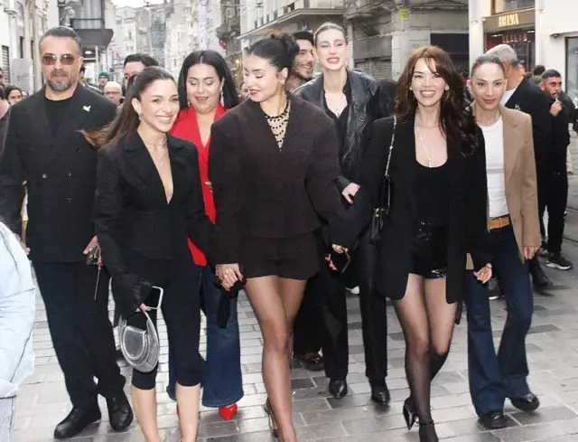 Seray Kaya’nın setteki anı