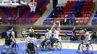 Fenerbahçe, Tekerlekli Sandalye Basketbol Süper Ligi'nde Karabük Demir Kartal'ı 96-44'ten Yendi