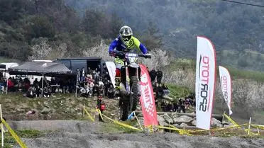 Mehmet Emin Musaoğlu yarış sırasında