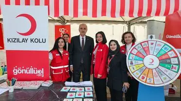 TBMM Başkanı Kurtulmuş, 23 Nisan Çocuk Bayramı Etkinliğinde Meclis Bahçesini Gezdı