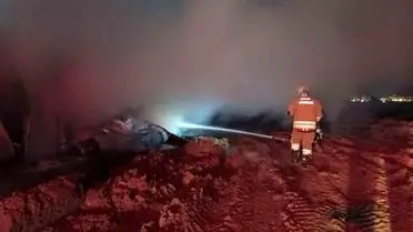 Hatay'da Konteyner Yangınında İnşaat İşçisi Hayatını Kaybetti