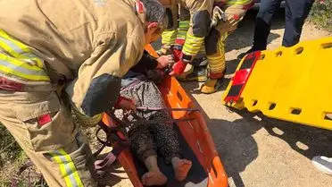 Antakya’da Traktör Kazası: Kadın Sıkıştı, Sağlık Ekibi Hızlı Müdahale Etti