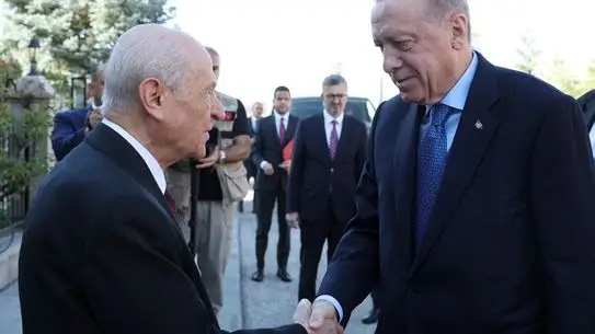 Beştepe'de Önemli Görüşme: Erdoğan ve Bahçeli Terörsüz Türkiye Zirvesi'ni Görüştü