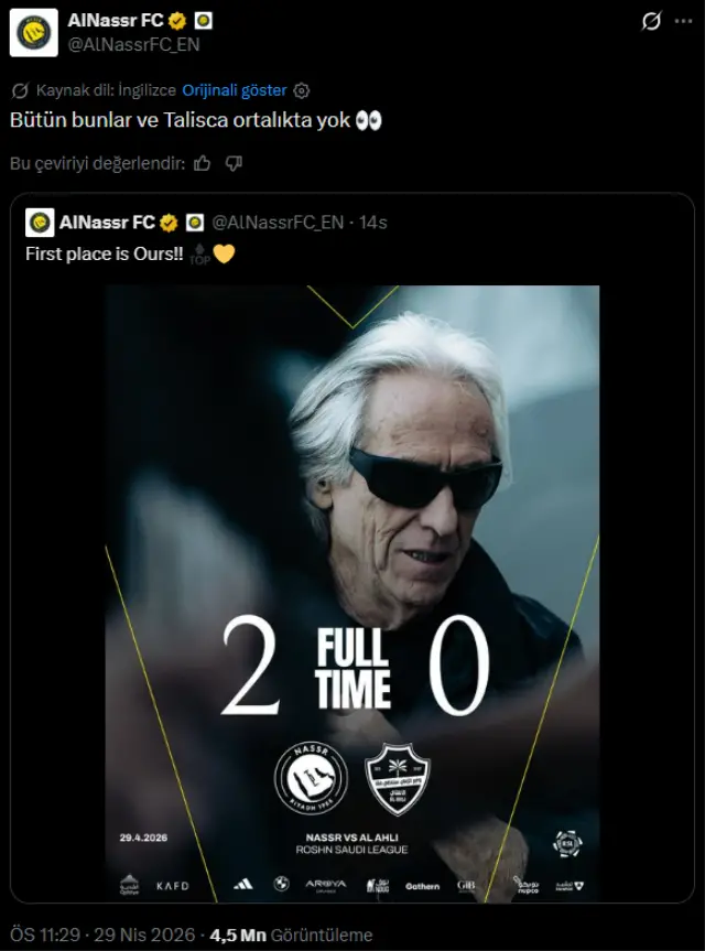 Talisca’nın Al Ahli’ye attığı unutulmaz gol