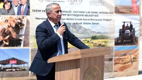 Gaziantep’te Hayvan Sulama Projesiyle Üreticilere %90 Hibeli 25 Sıvat Verildi