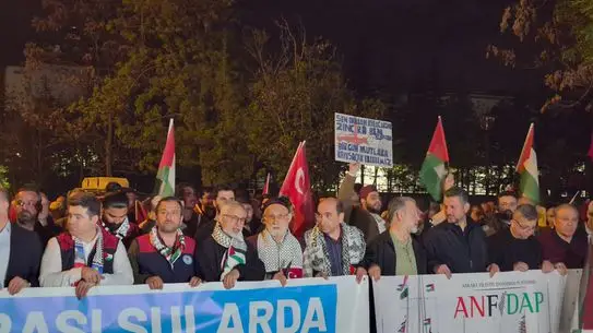 Washington’da İsrail’in Sumud Filosu Müdahalesi Protesto Edildi