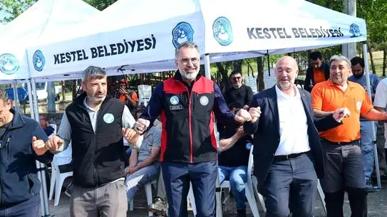 Kestel Belediyesi’nden 1 Mayıs Emek ve Dayanışma Günü’ne Özel Saha Personeli Programı