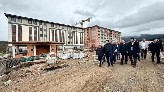 AK Parti Heyeti Eskipazar’da Yatırımları Yerinde İnceledi