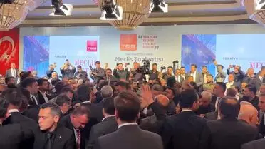 TBB Seçimlerinde Okunan Mektup Sonrası Salonda Çıkan Arbede