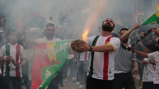 Diyarbakır’da Şampiyonluk Coşkusu Gergin Anlara Sahne Oldu