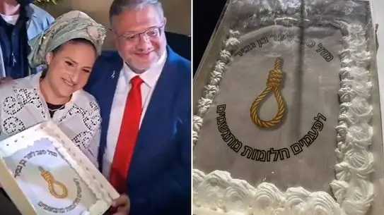 İsrail Ulusal Güvenlik Bakanı Itamar Ben‑Gvir’in 50. Yaş Günü Pastası Kamuoyunda Büyük Tepki Çekti