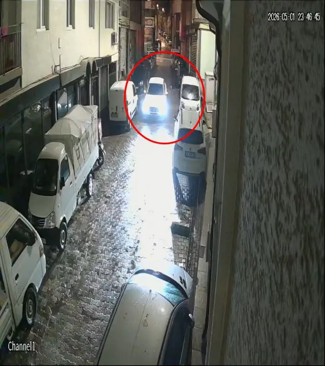 Saldırganların kaçış anı