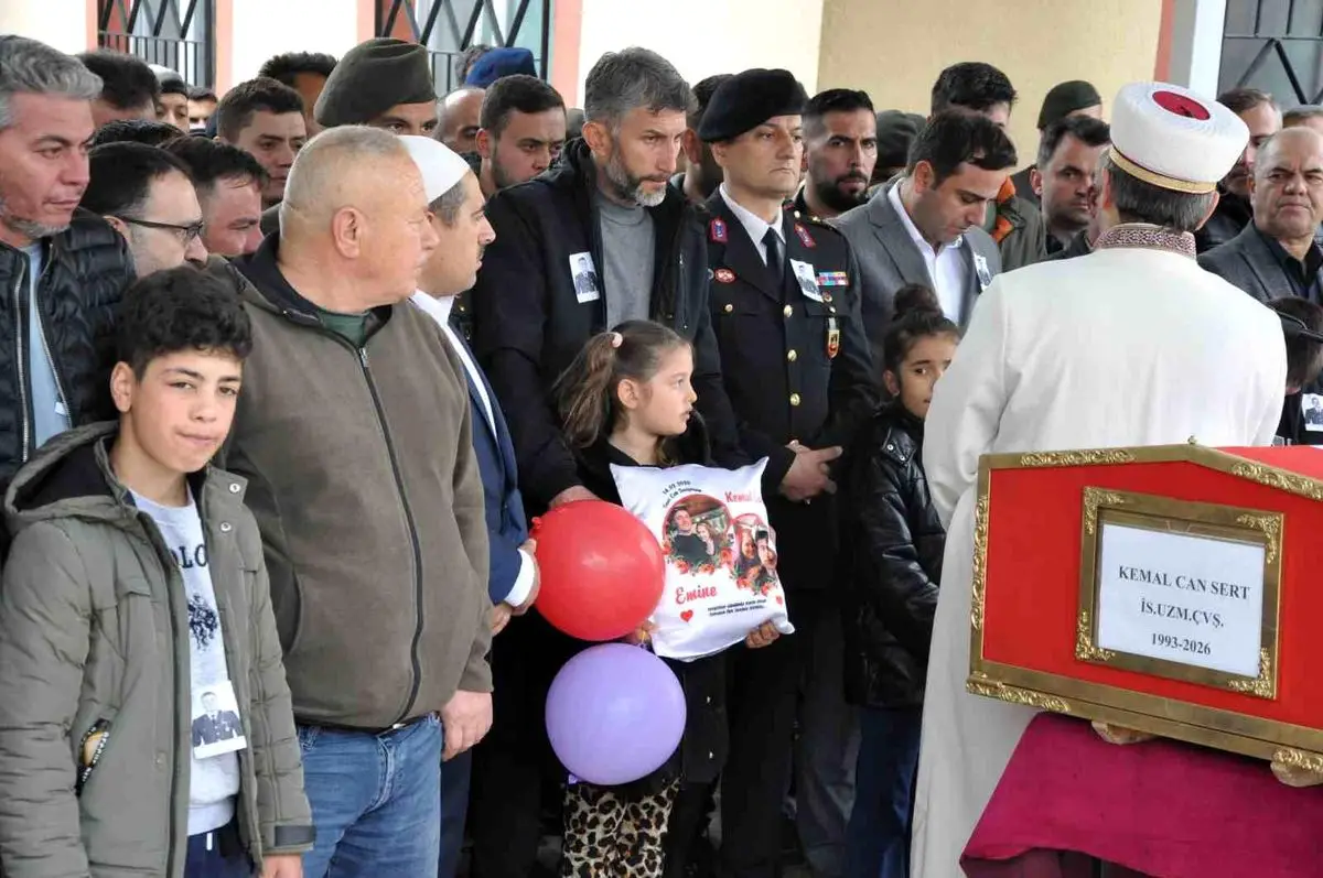 Manisa’da Uzman Çavuş Kemal Can Sert’e Duygusal Veda