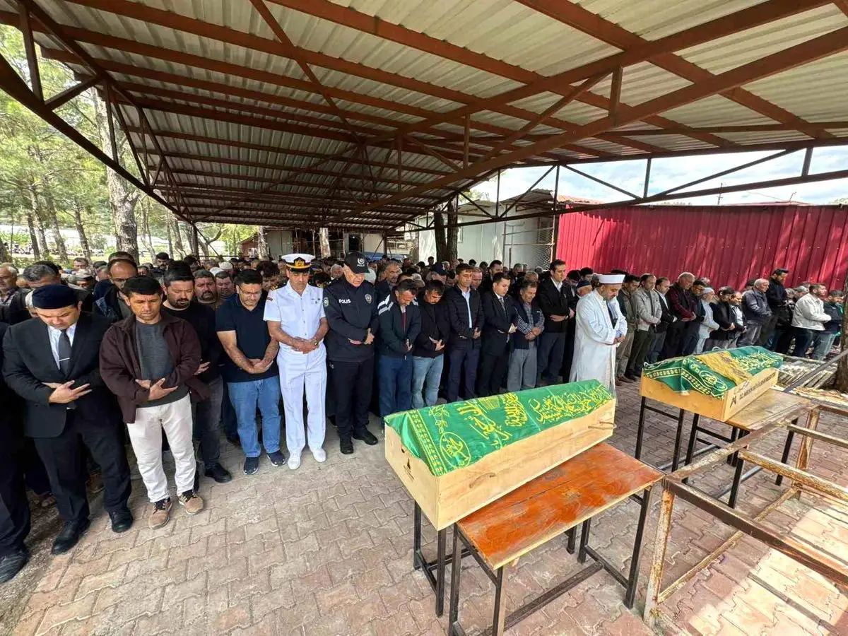 Mersin Bozyazı’da cenaze töreni