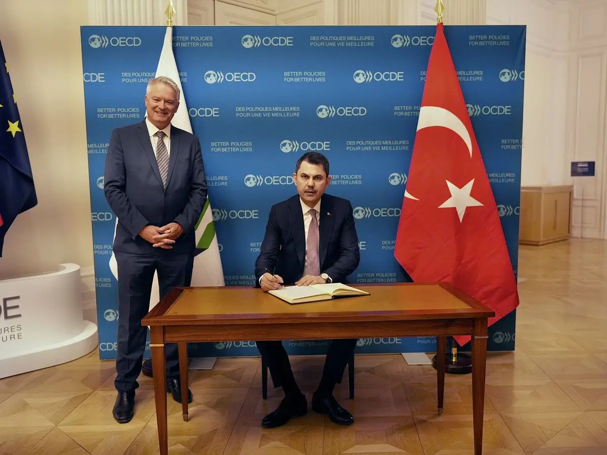 Murat Kurum, Paris'te OECD Genel Sekreteri ile Yeşil Dönüşüm Üzerine Görüştü