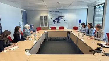 Aile Bakanı Göktaş, Brüksel'deki Türk Mahallesi'nde Esnafla Buluştu