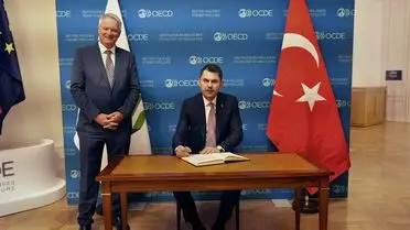 Murat Kurum, Paris'te OECD Genel Sekreteri ile Yeşil Dönüşüm Üzerine Görüştü