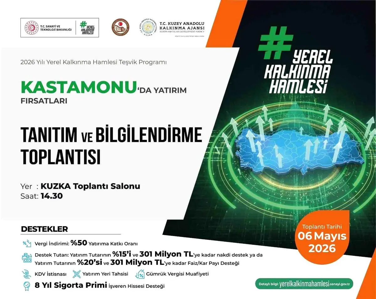 Kastamonu Valiliği ve KUZKA’dan Yatırımcılara Özel Bilgilendirme Toplantısı