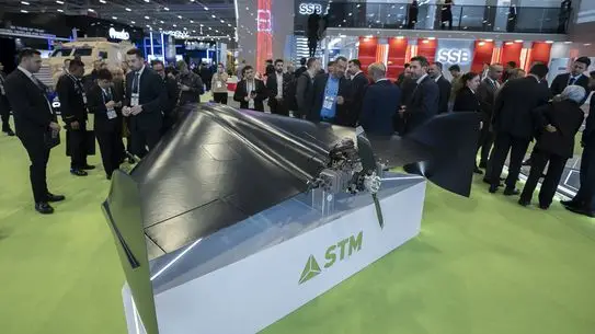 STM, 1000 km Menzilli KUZGUN Kamikaze İHA'yı SAHA 2026'da Tanıttı