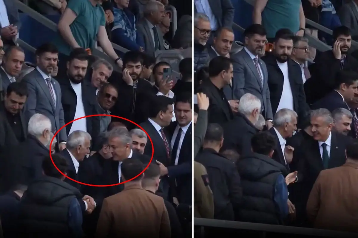 Kayyum Vali Tuncay Akkoyun ve Ahmet Türk, Mardinspor Maçında Protokolde Buluştu