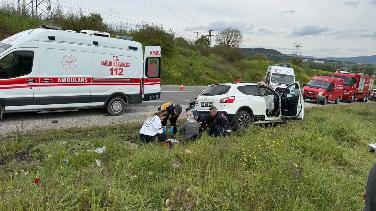 Çanakkale Çan İlçesinde Trafik Kazası: 1'i Ağır 4 Yaralı
