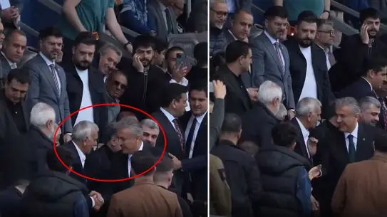 Kayyum Vali Tuncay Akkoyun ve Ahmet Türk, Mardinspor Maçında Protokolde Buluştu