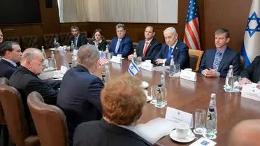 Netanyahu ve Mladenov'un Gazze'ye Yönelik İnsani Yardım Görüşmesi