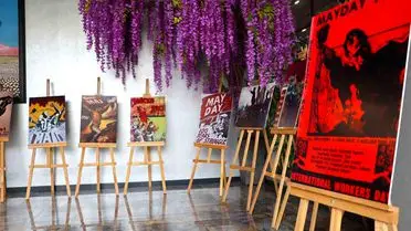 Maltepe’de 1 Mayıs’ın Tarihi Afişleri Sanat Galerisinde Buluştu