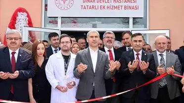 Yeni ek binanın iç mekanı