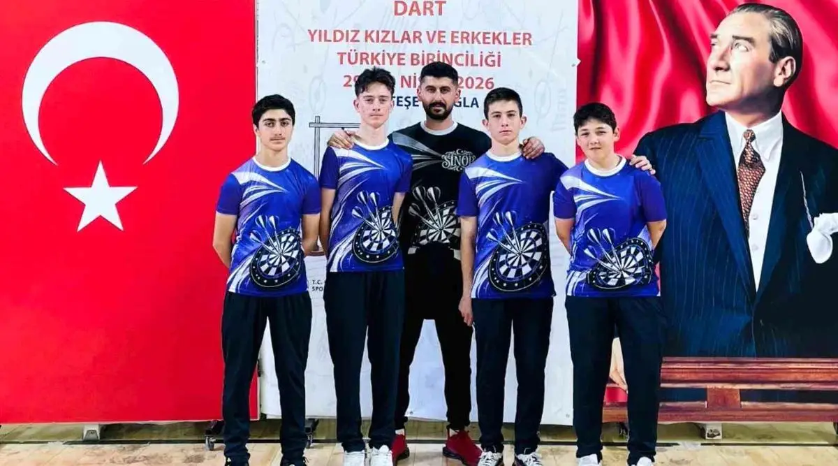 Ayaz Ortaokulu Dart Takımı Türkiye Şampiyonası'nda 5. Oldu
