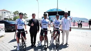Muğla Büyükşehir'in Uluslararası Kıta Bisiklet Takımı 61. Cumhurbaşkanlığı Turunda Göz Doldurdu