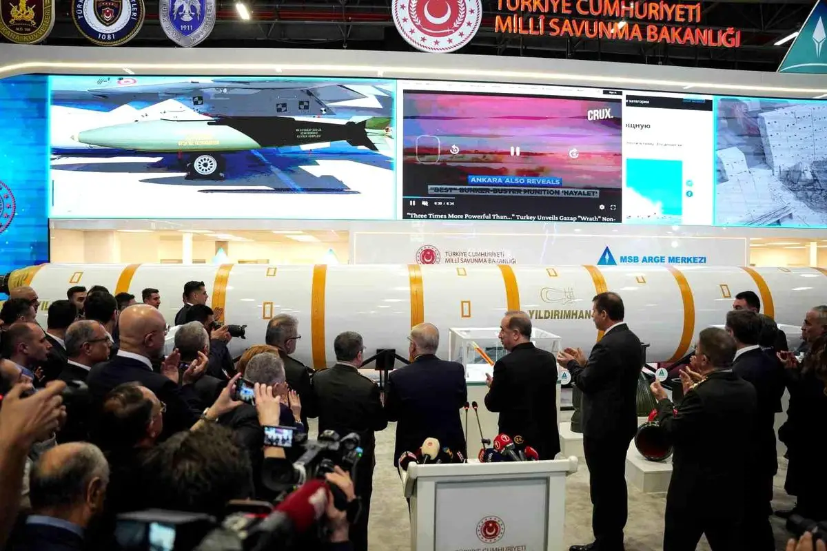 YILDIRIMHAN füzesinin fuar standı