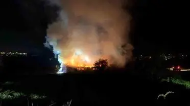Bolu’da İnşaat Deposunda Çıkan Yangın Kontrol Altına Alındı
