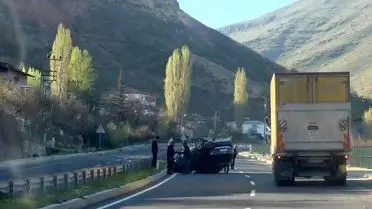 Malatya‑Kayseri Karayolunda Kontrolden Çıkan Araç Takla Atarak Ters Döndü