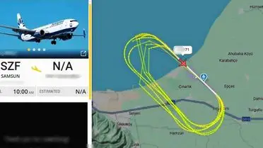 Pilotların Samsun’da eğitim uçuşları