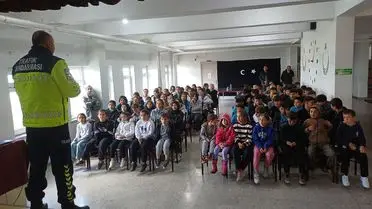 Samsun’da Jandarma’dan Kırsal Okullara Trafik Bilinci Projesi