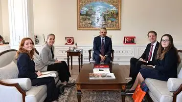 Görüşme sırasında çekilen fotoğraf